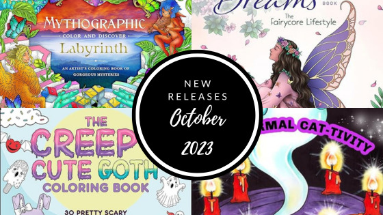 Coloring Book New Releases - September 2023 - Coloring Queen